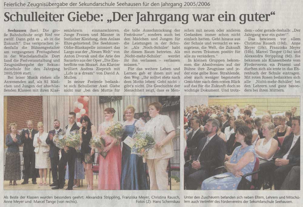 Volksstimme vom 18.07.2006
